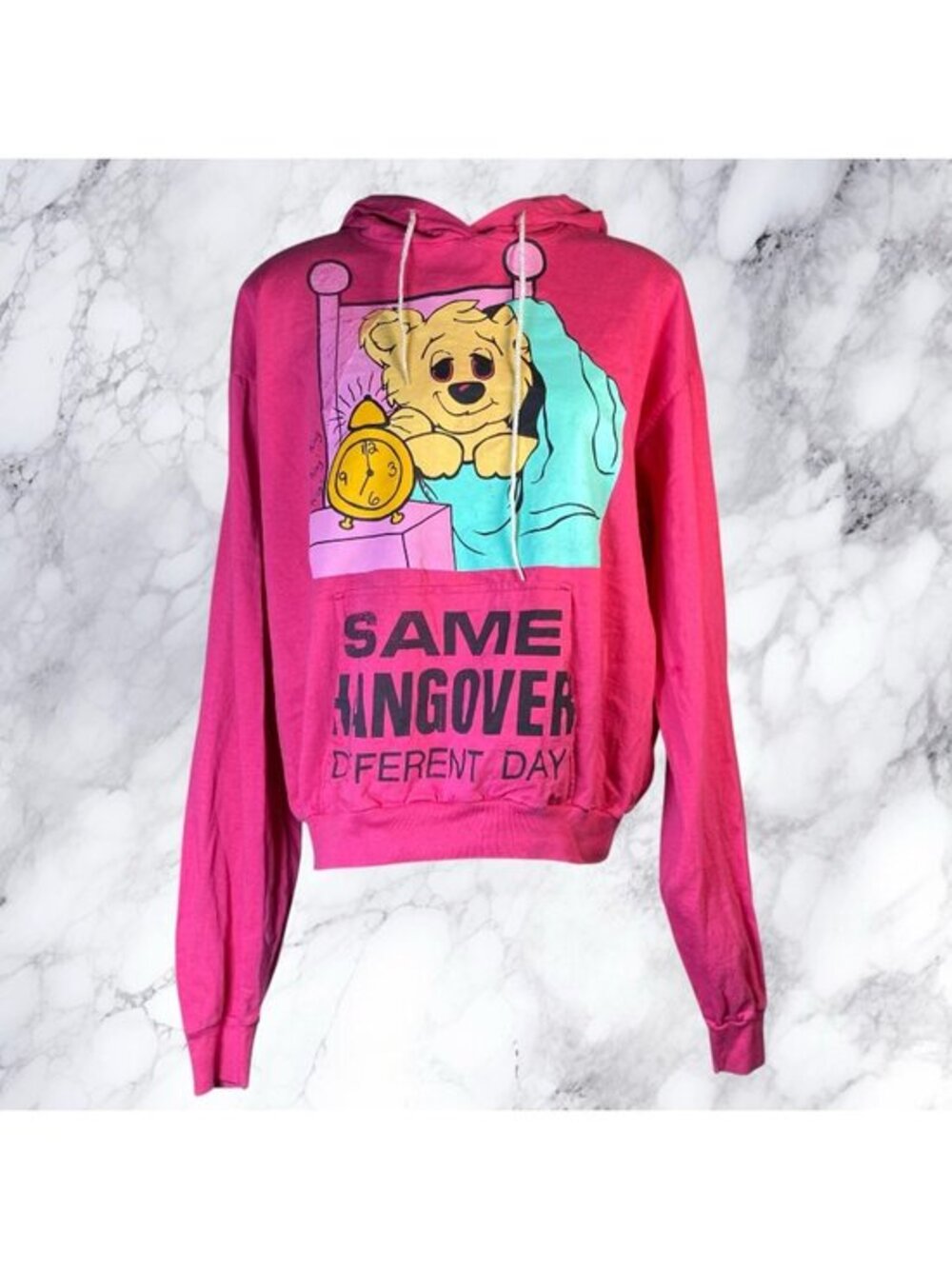 VTG The Porky Tee Same Hangover Different Day Teddy Hoodie Sweatshirt